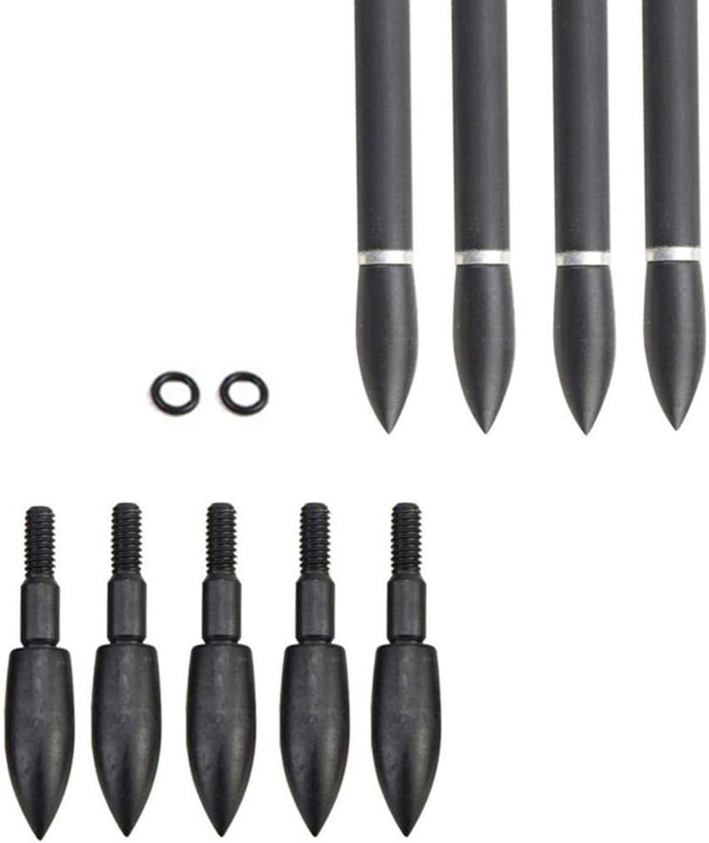 Linkboy Archery 12PCS Arrow Points Tips 75 90 100 125 150 200 250 300 350 Grain Broadheads Arrow Head Insert Hunting Archery Accessories Bows - Image 1